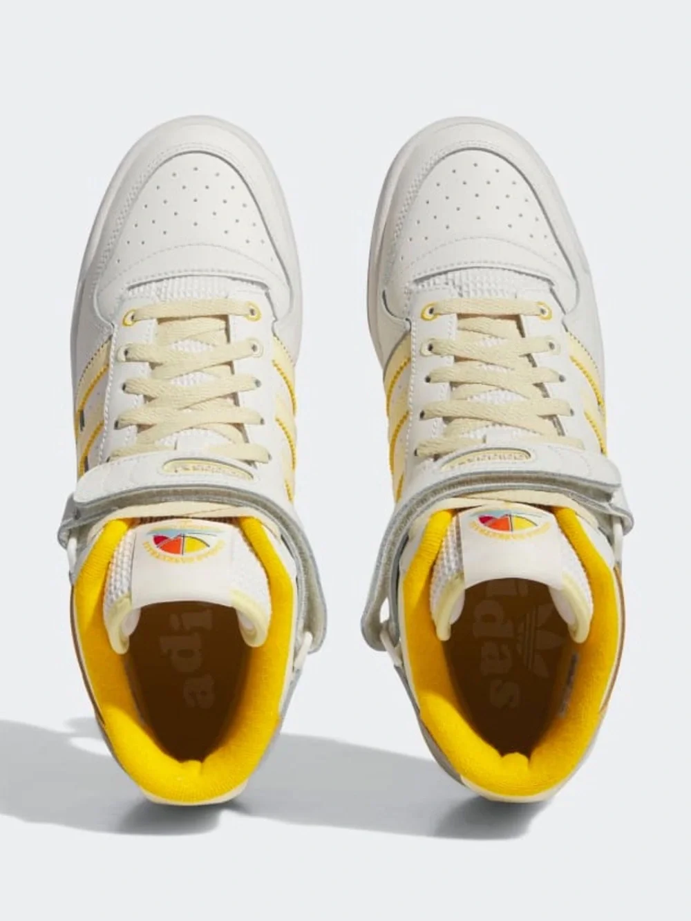 Adidas Originals Forum Mid J Summer Camp Easy Yellow Kid's Athletic Shoes | 5Y